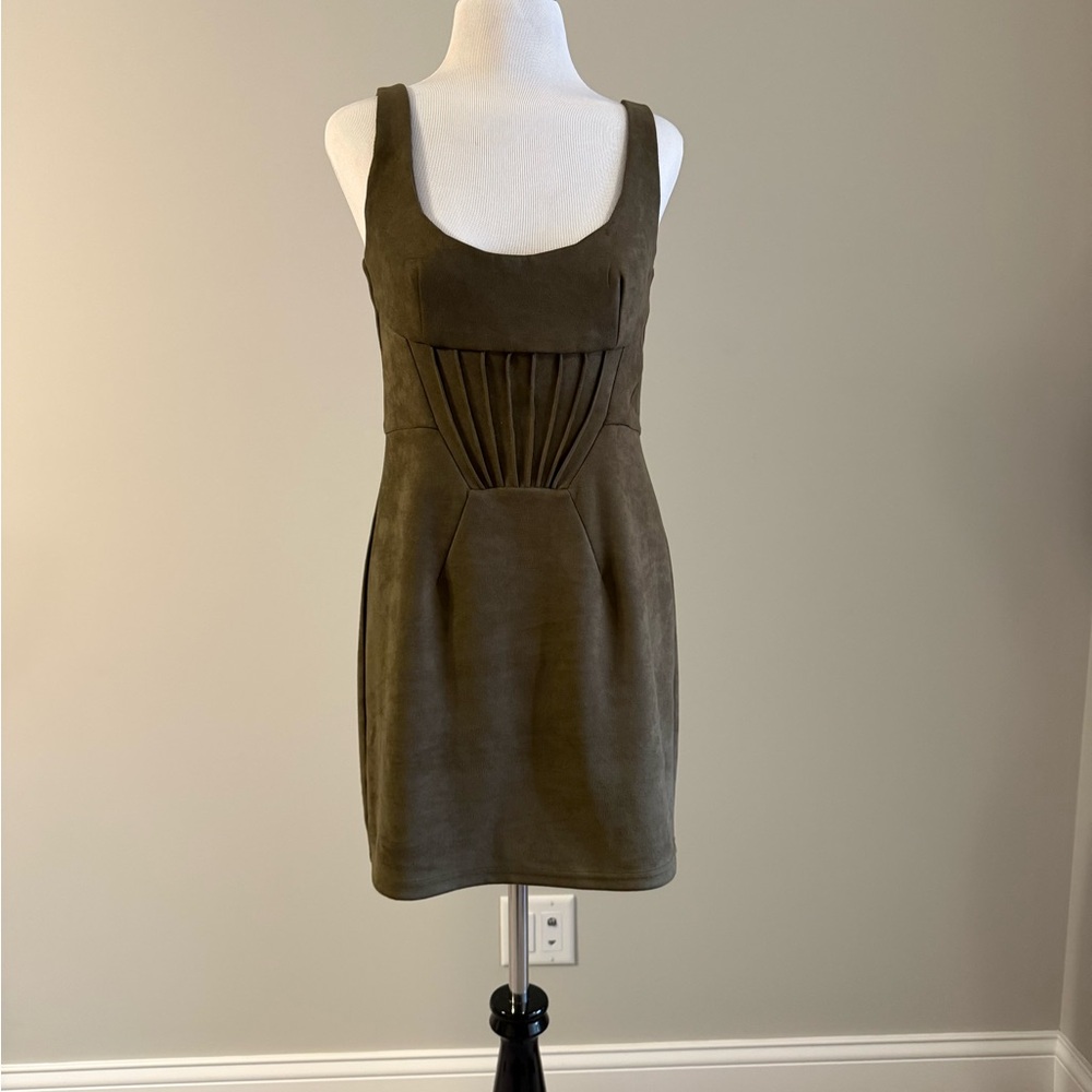 Olive Green Dress